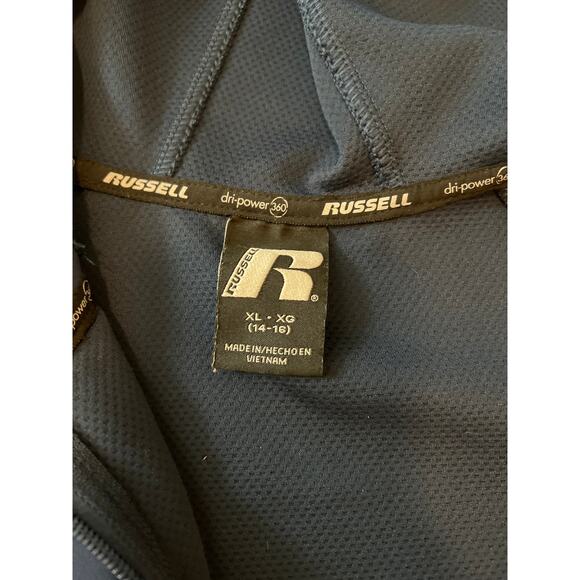 Russell Boys Scuba Jacket Navy Size XL 14-16 Dri Power - Picture 4 of 6